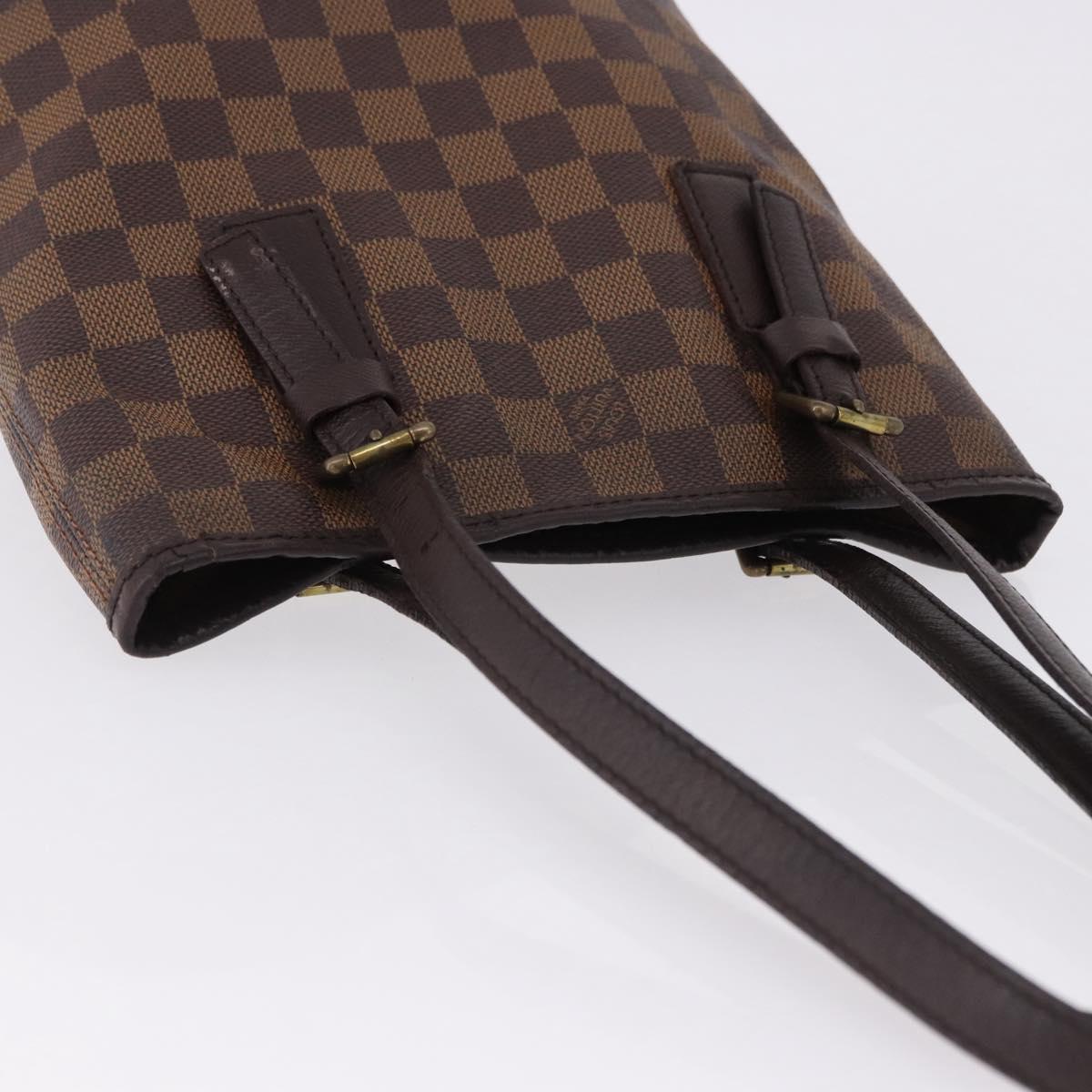 LOUIS VUITTON Damier Ebene Marais Shoulder Bag N42240 LV Auth hk3963