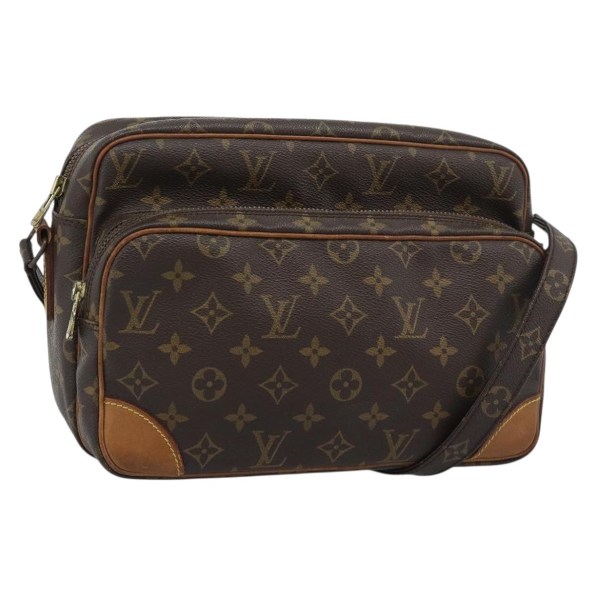 LOUIS VUITTON Monogram Nile Shoulder Bag M45244 LV Auth hk3964