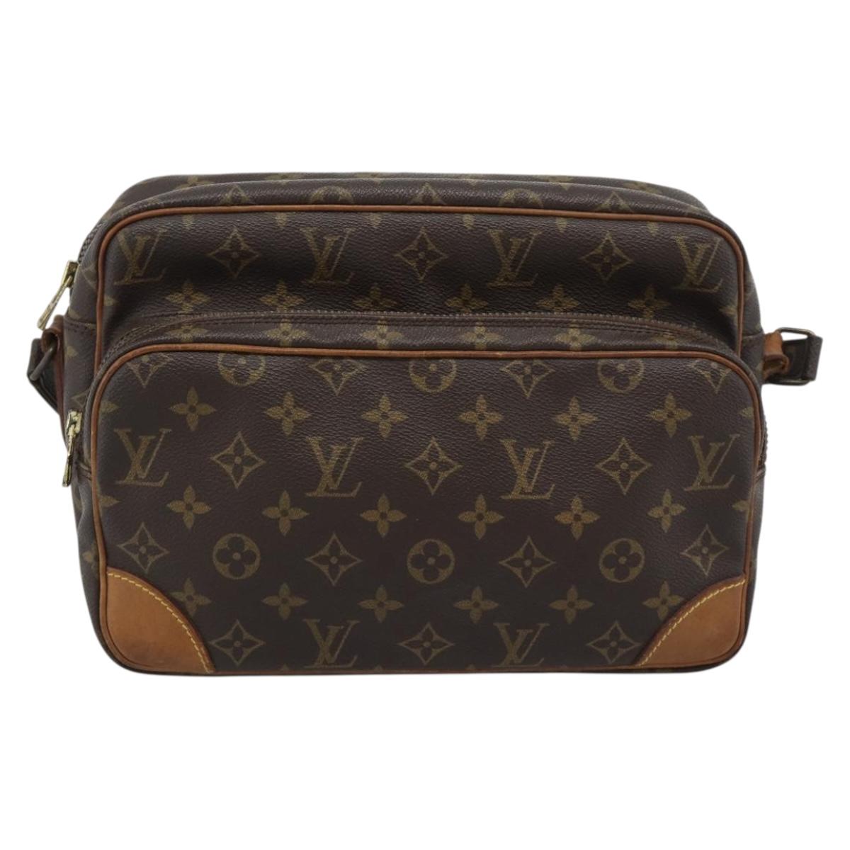 LOUIS VUITTON Monogram Nile Shoulder Bag M45244 LV Auth hk3964