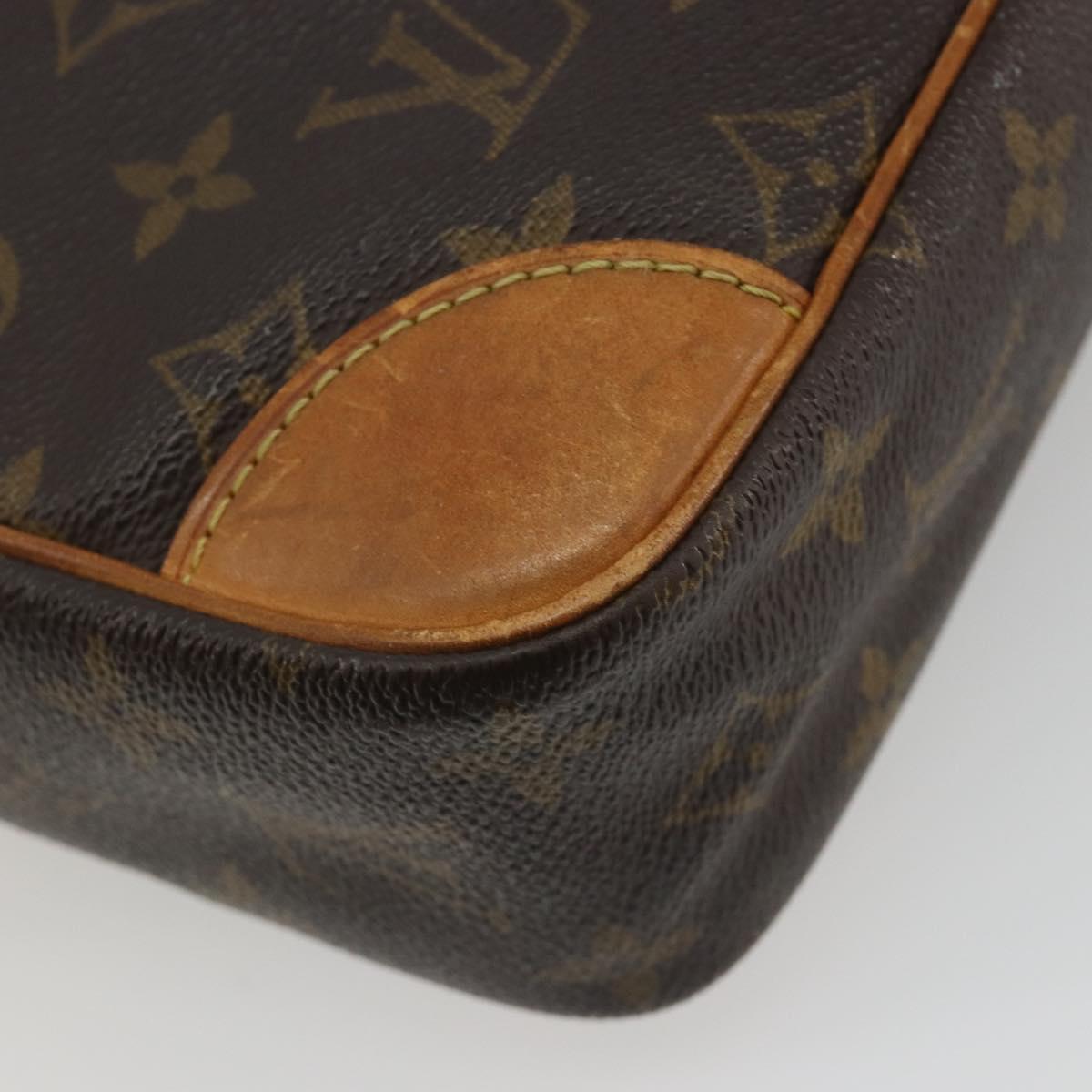 LOUIS VUITTON Monogram Compiegne 28 Clutch Bag M51845 LV Auth hk3965
