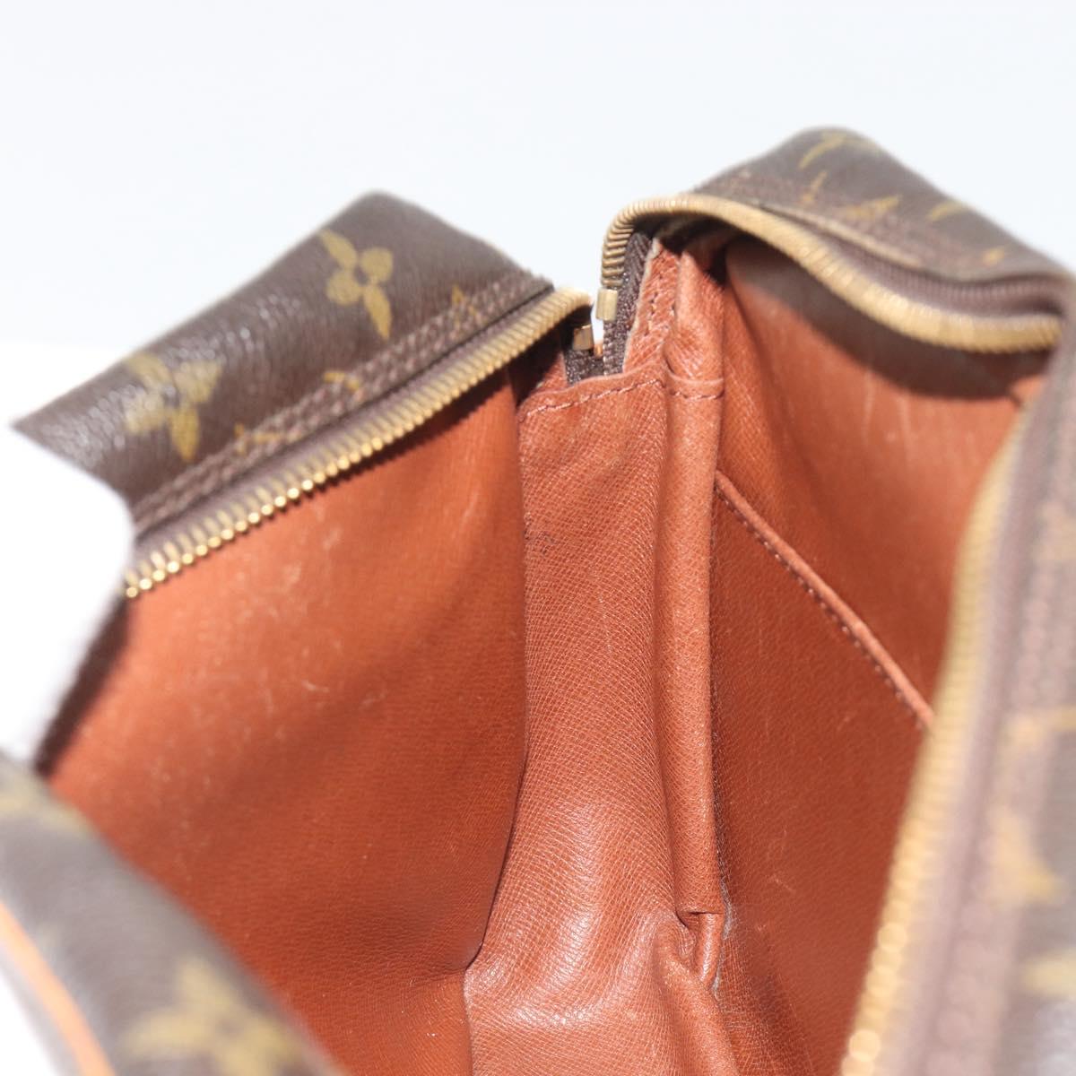LOUIS VUITTON Monogram Compiegne 28 Clutch Bag M51845 LV Auth hk3965