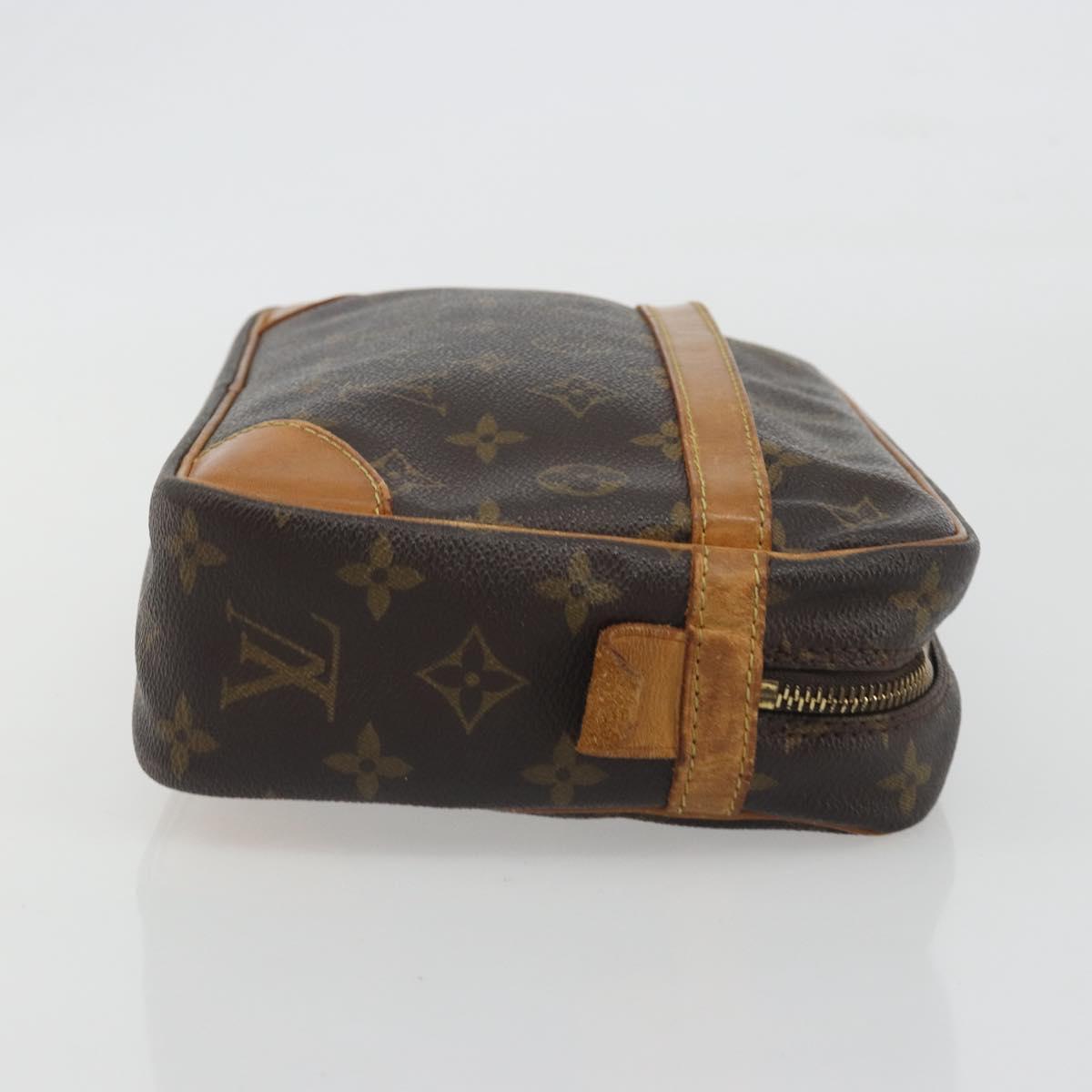 LOUIS VUITTON Monogram Compiegne 28 Clutch Bag M51845 LV Auth hk3965