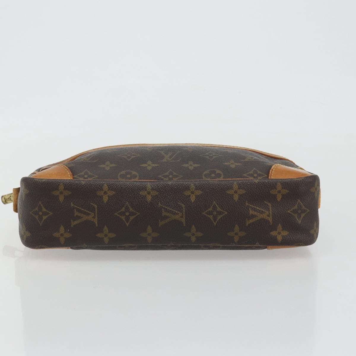 LOUIS VUITTON Monogram Compiegne 28 Clutch Bag M51845 LV Auth hk3965