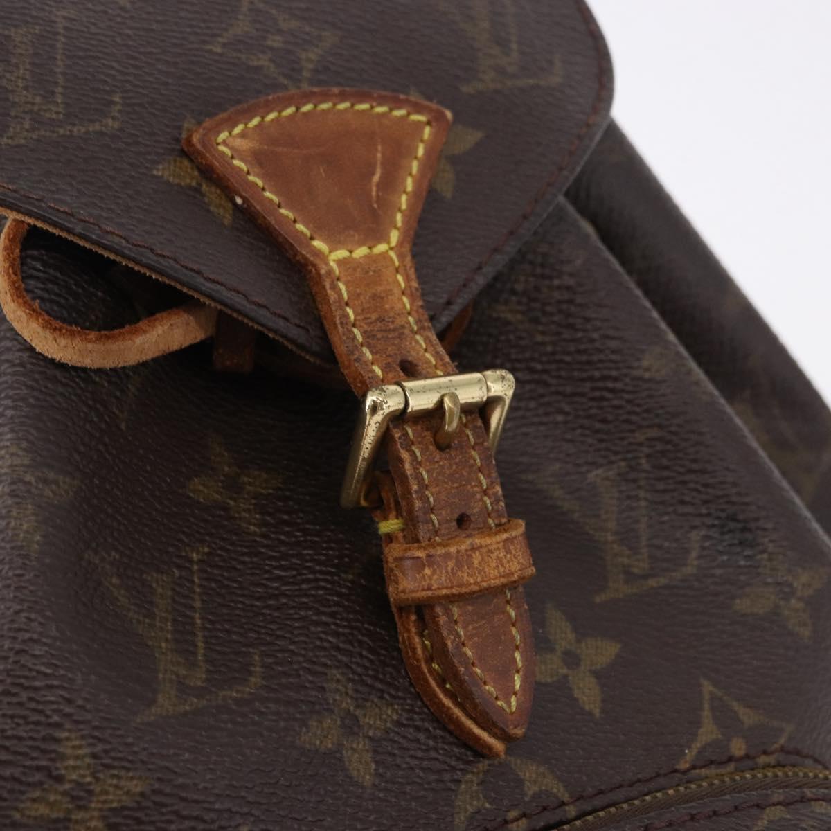 LOUIS VUITTON Monogram Montsouris PM Backpack M51137 LV Auth hk3968