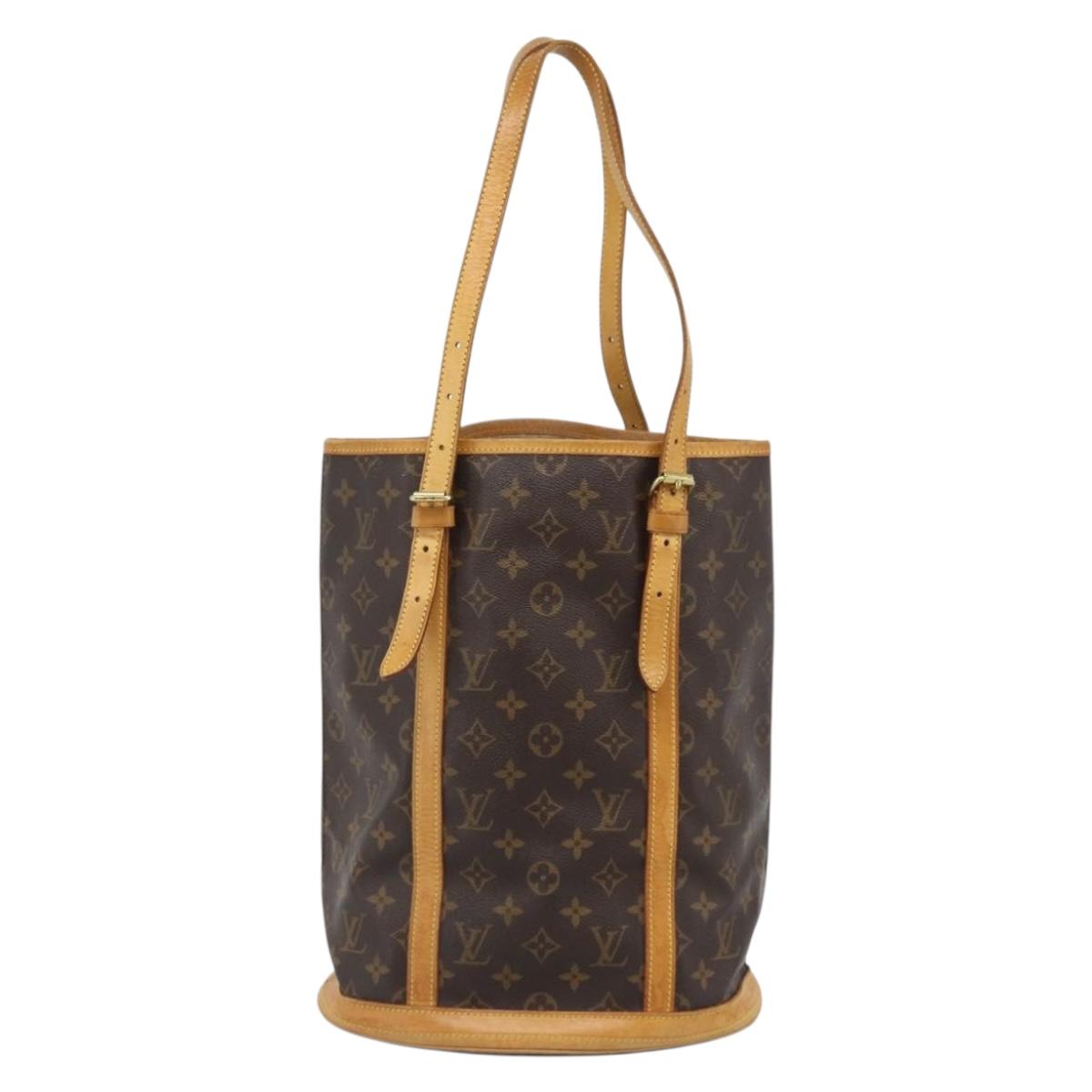 LOUIS VUITTON Monogram Bucket GM Shoulder Bag M42236 LV Auth hk3969