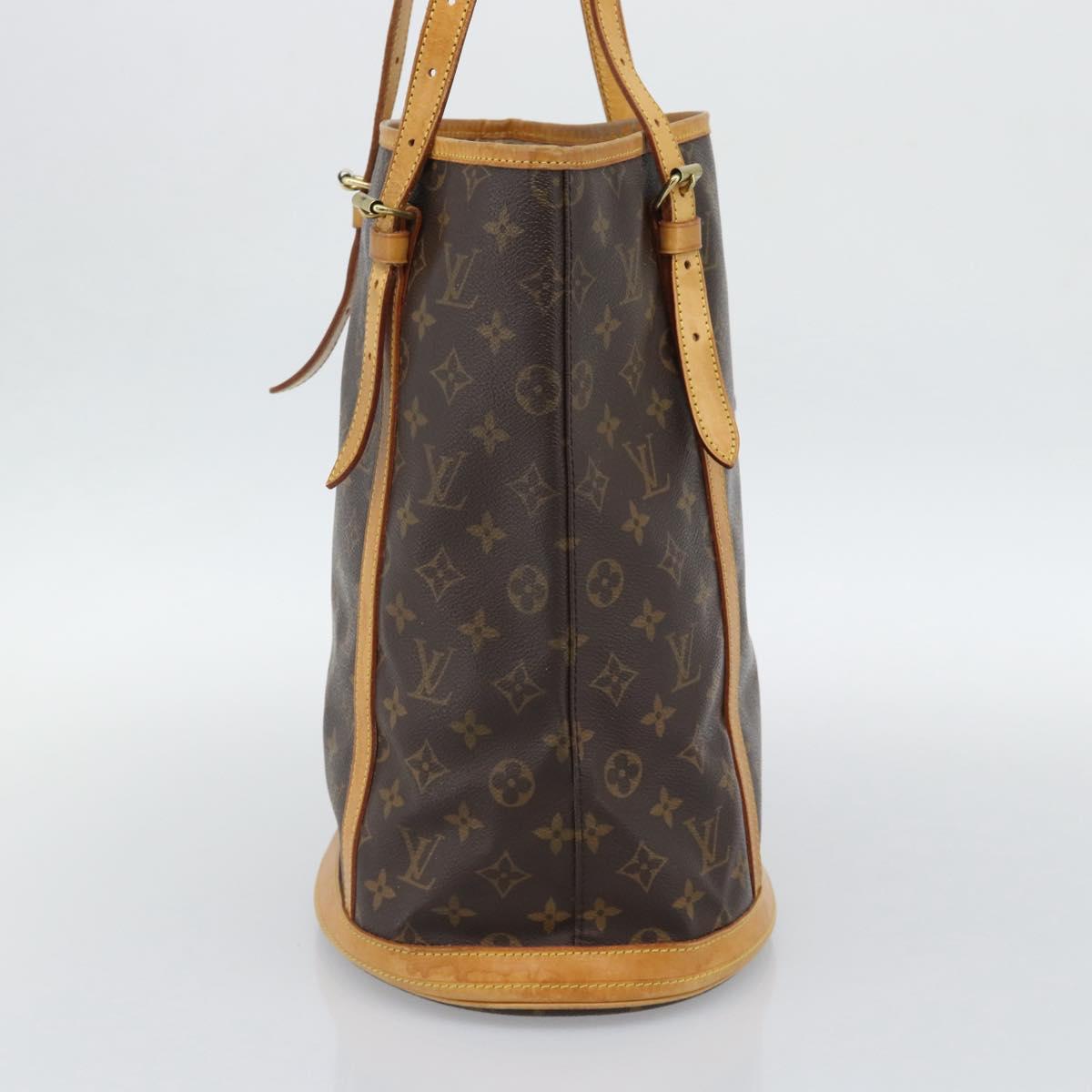 LOUIS VUITTON Monogram Bucket GM Shoulder Bag M42236 LV Auth hk3969