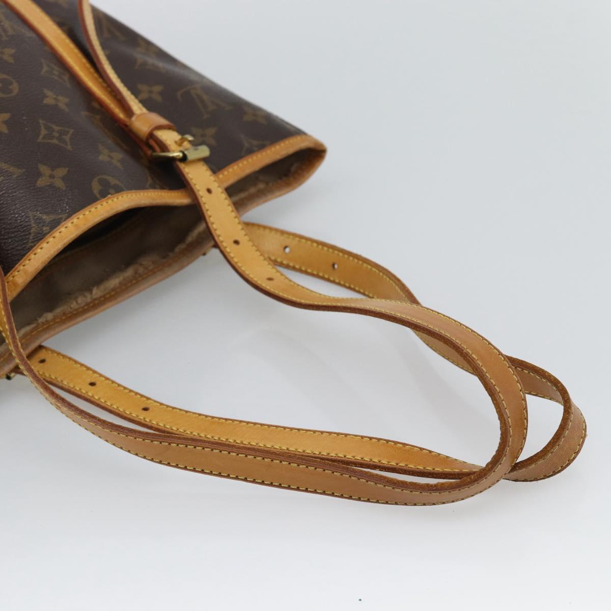 LOUIS VUITTON Monogram Bucket GM Shoulder Bag M42236 LV Auth hk3969