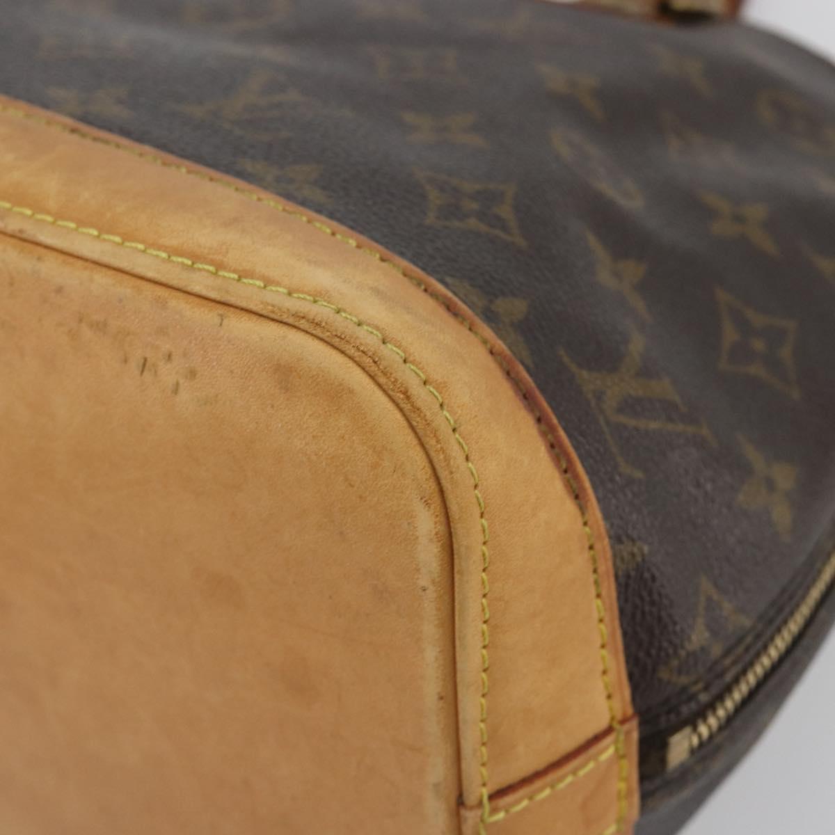 LOUIS VUITTON Monogram Alma Hand Bag M51130 LV Auth hk3970