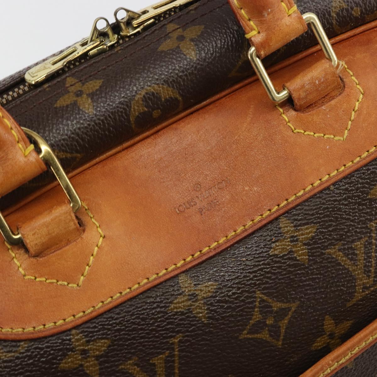 LOUIS VUITTON Monogram Deauville Hand Bag M47270 LV Auth hk3971