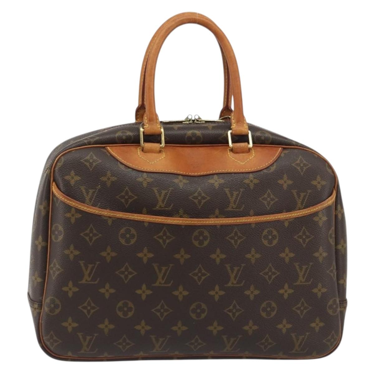 LOUIS VUITTON Monogram Deauville Hand Bag M47270 LV Auth hk3971