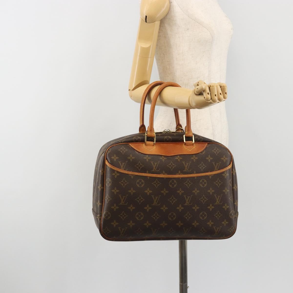 LOUIS VUITTON Monogram Deauville Hand Bag M47270 LV Auth hk3971