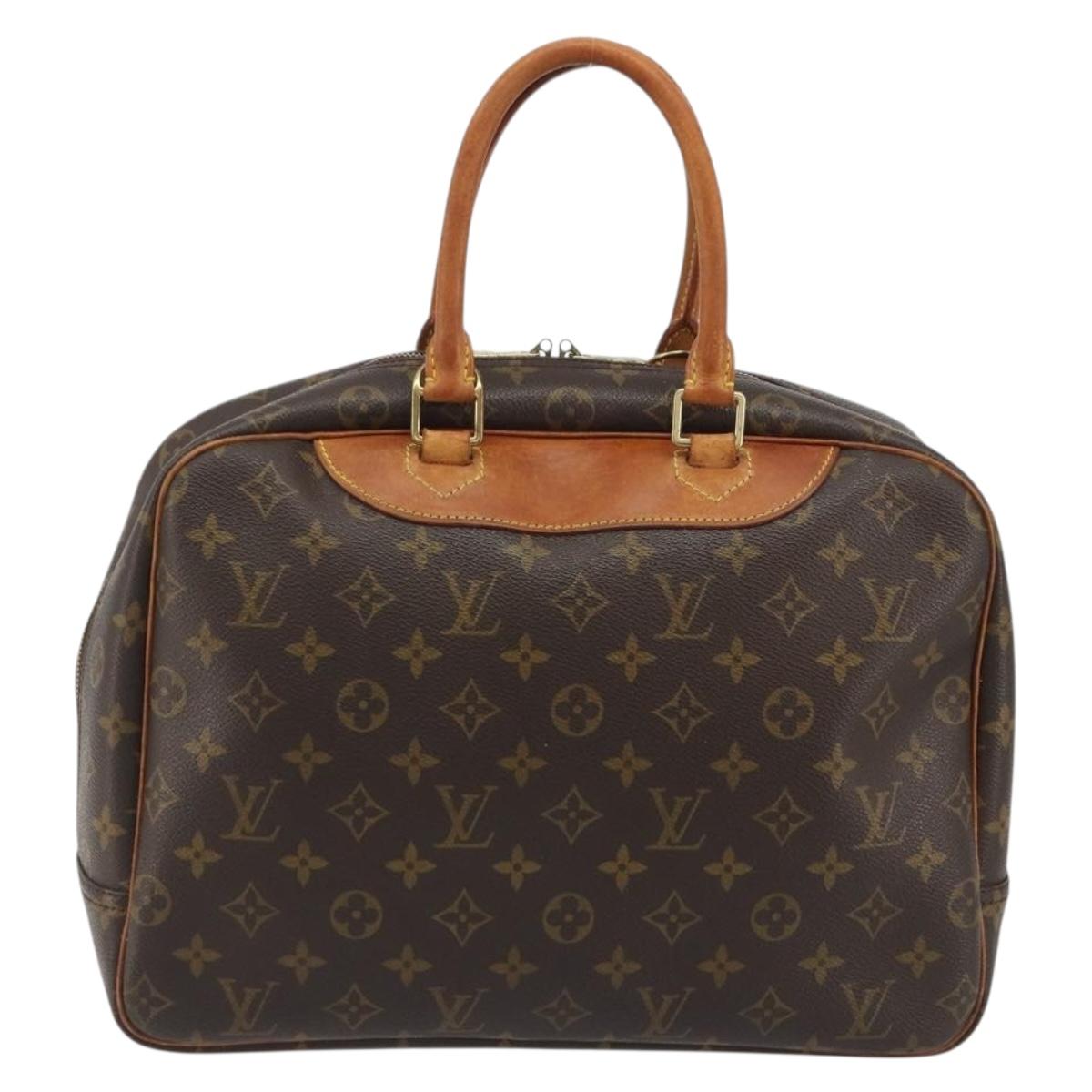 LOUIS VUITTON Monogram Deauville Hand Bag M47270 LV Auth hk3971