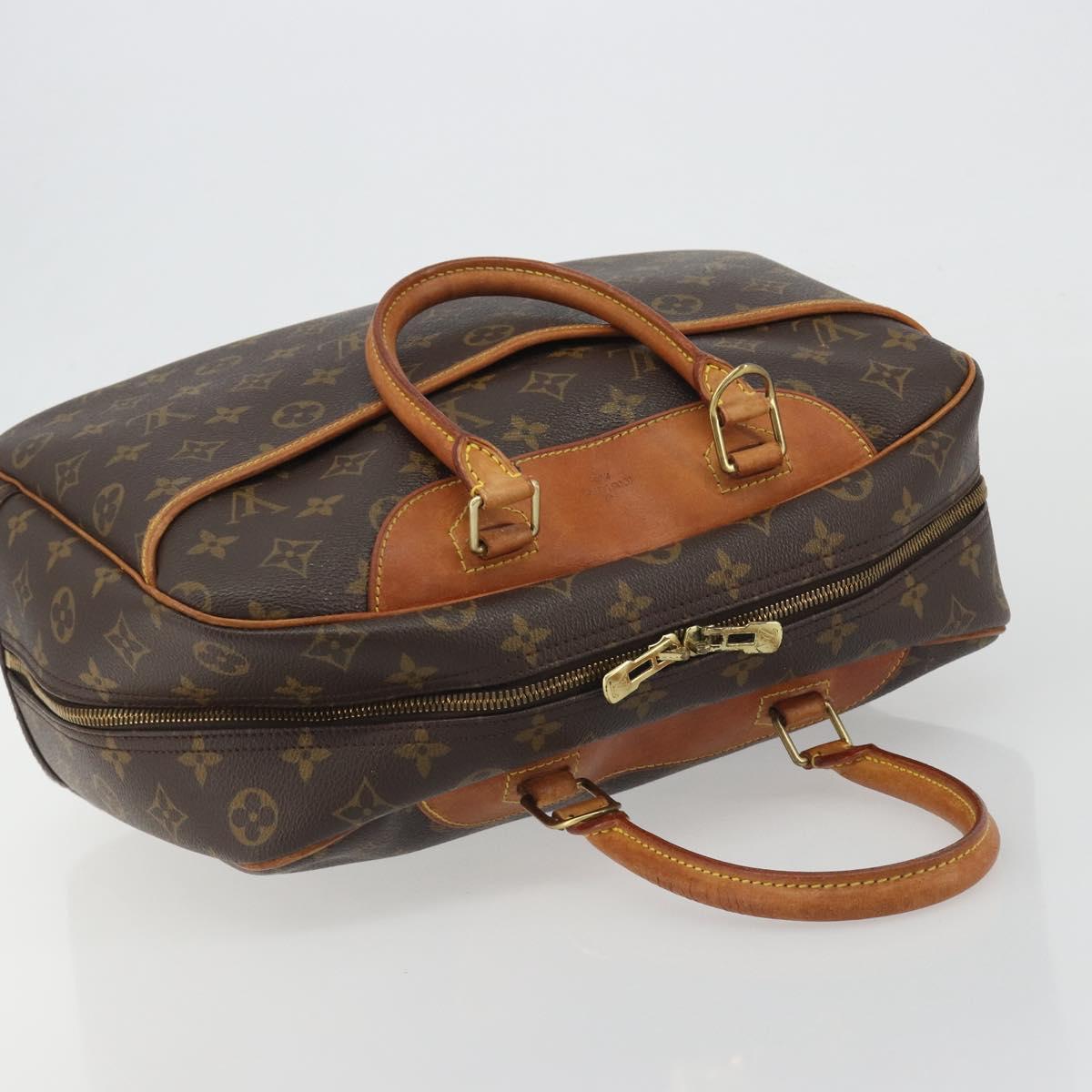 LOUIS VUITTON Monogram Deauville Hand Bag M47270 LV Auth hk3971