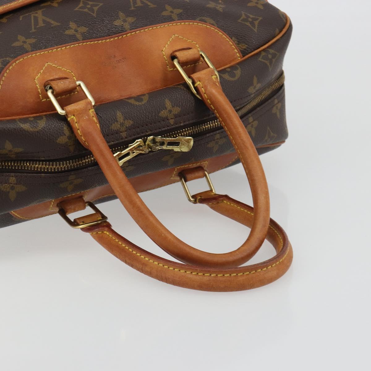LOUIS VUITTON Monogram Deauville Hand Bag M47270 LV Auth hk3971