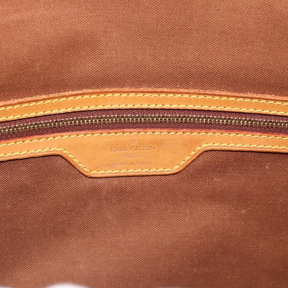 LOUIS VUITTON Monogram Gibeciere GM Shoulder Bag M42246 LV Auth hk3975