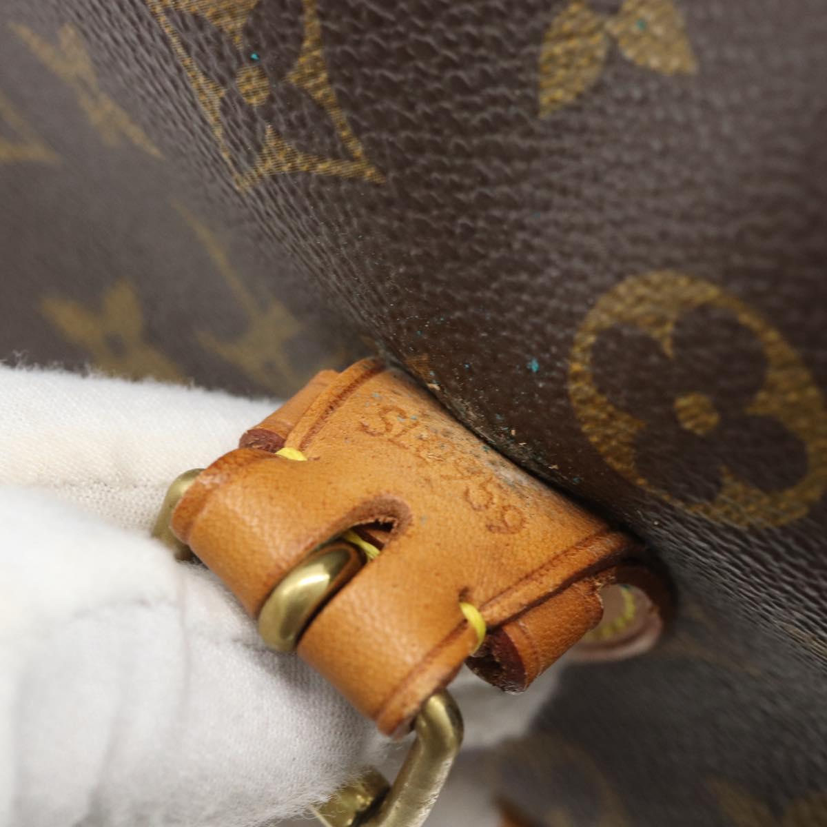 LOUIS VUITTON Monogram Gibeciere GM Shoulder Bag M42246 LV Auth hk3975