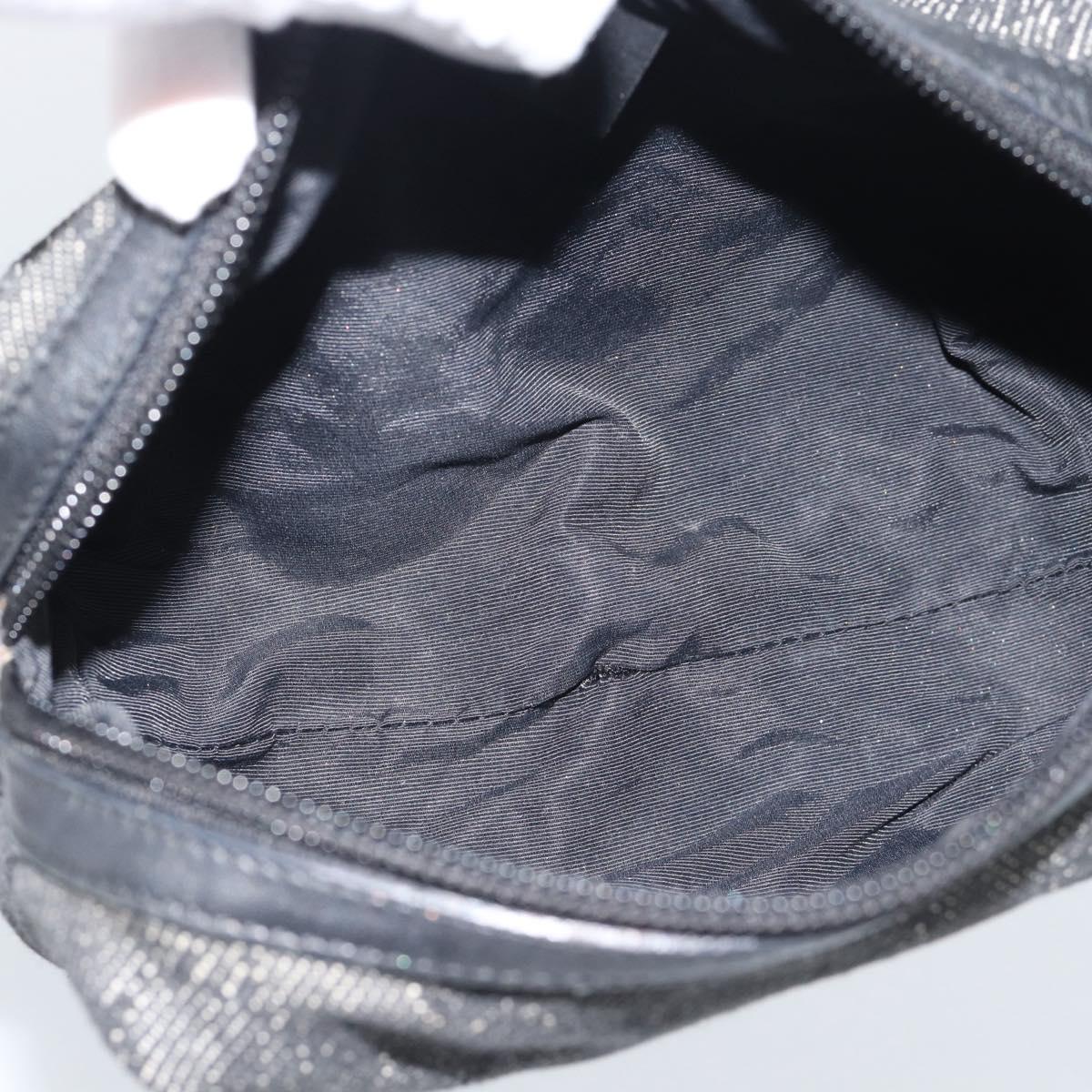 GUCCI GG Canvas Pouch Black 29595 0959 Auth hk3987