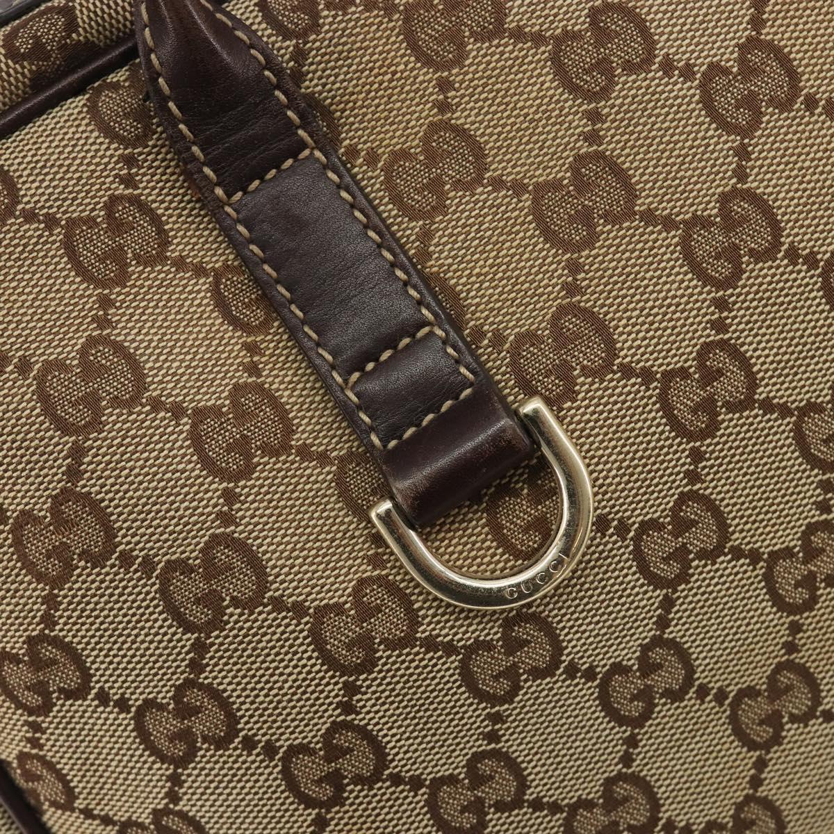 GUCCI GG Canvas Tote Bag Beige Gold 169971 Auth hk3993