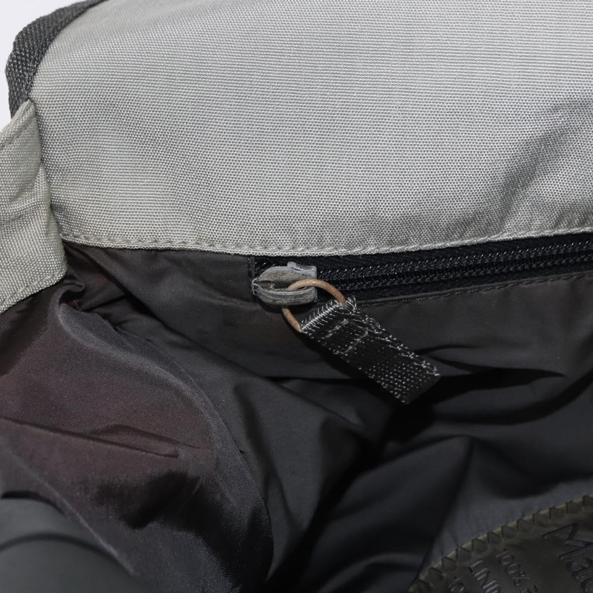 PRADA Sports Line Shoulder Bag Nylon Gray Silver Auth hk4002