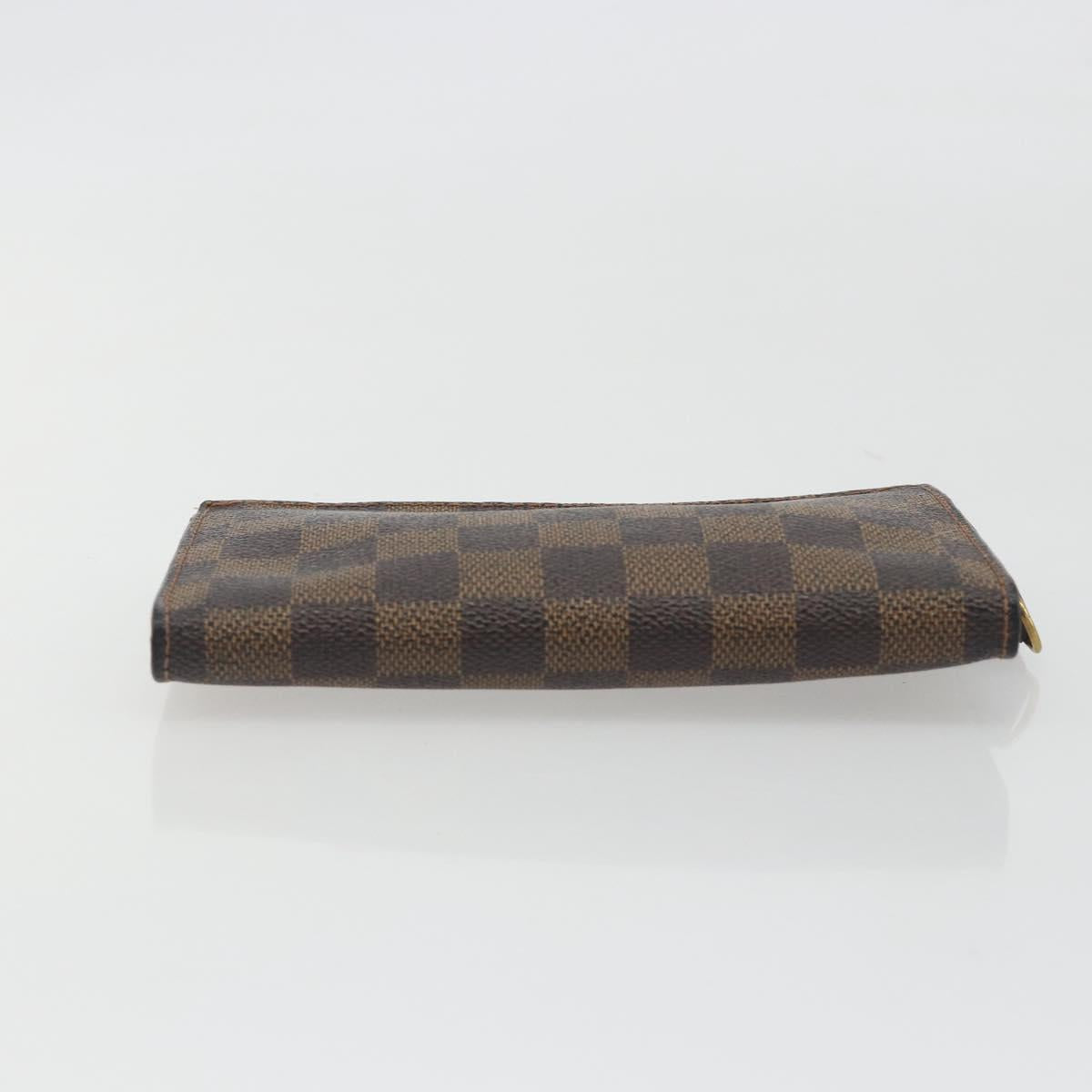 LOUIS VUITTON Damier Ebene Marais Pouch LV Auth hk4003