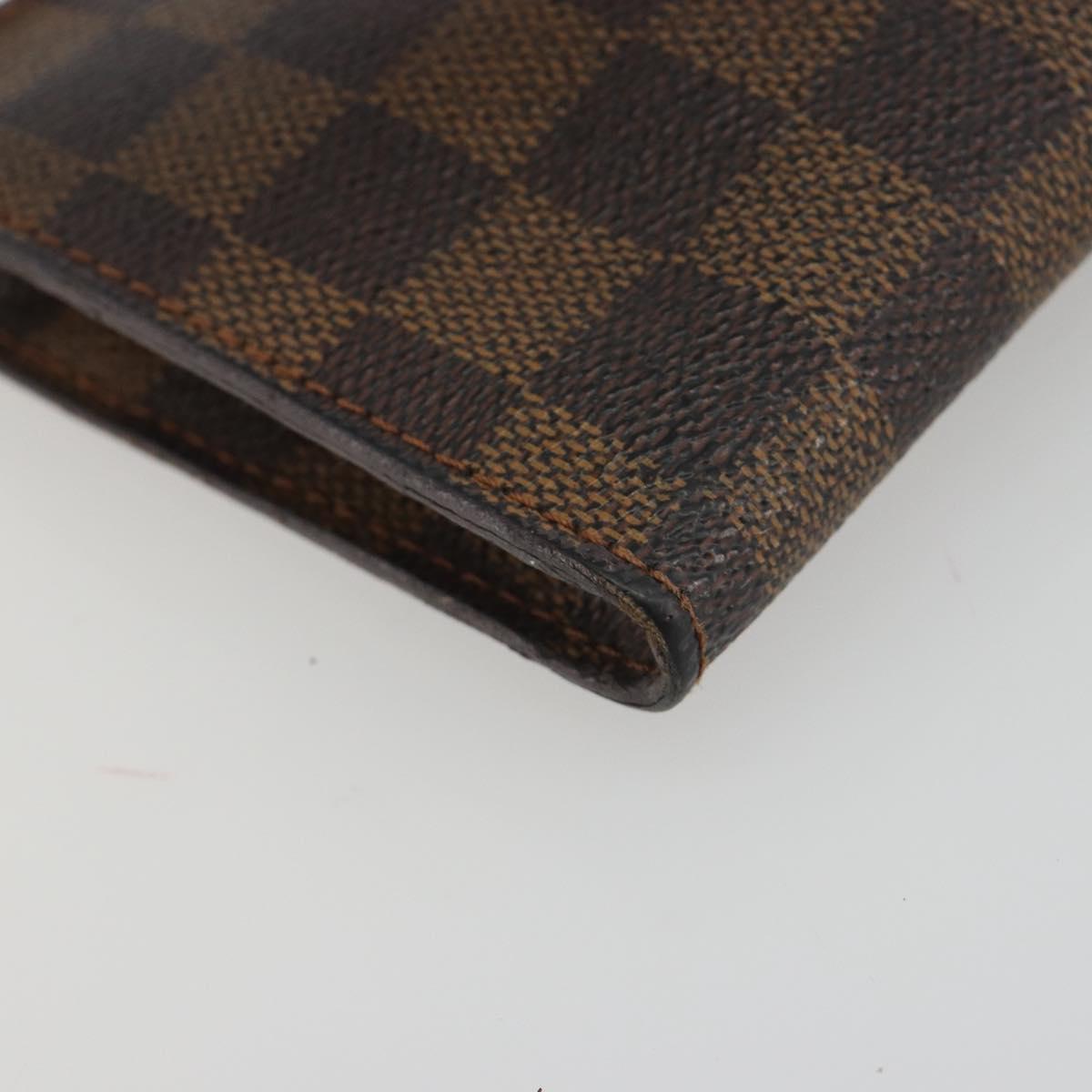 LOUIS VUITTON Damier Ebene Marais Pouch LV Auth hk4003