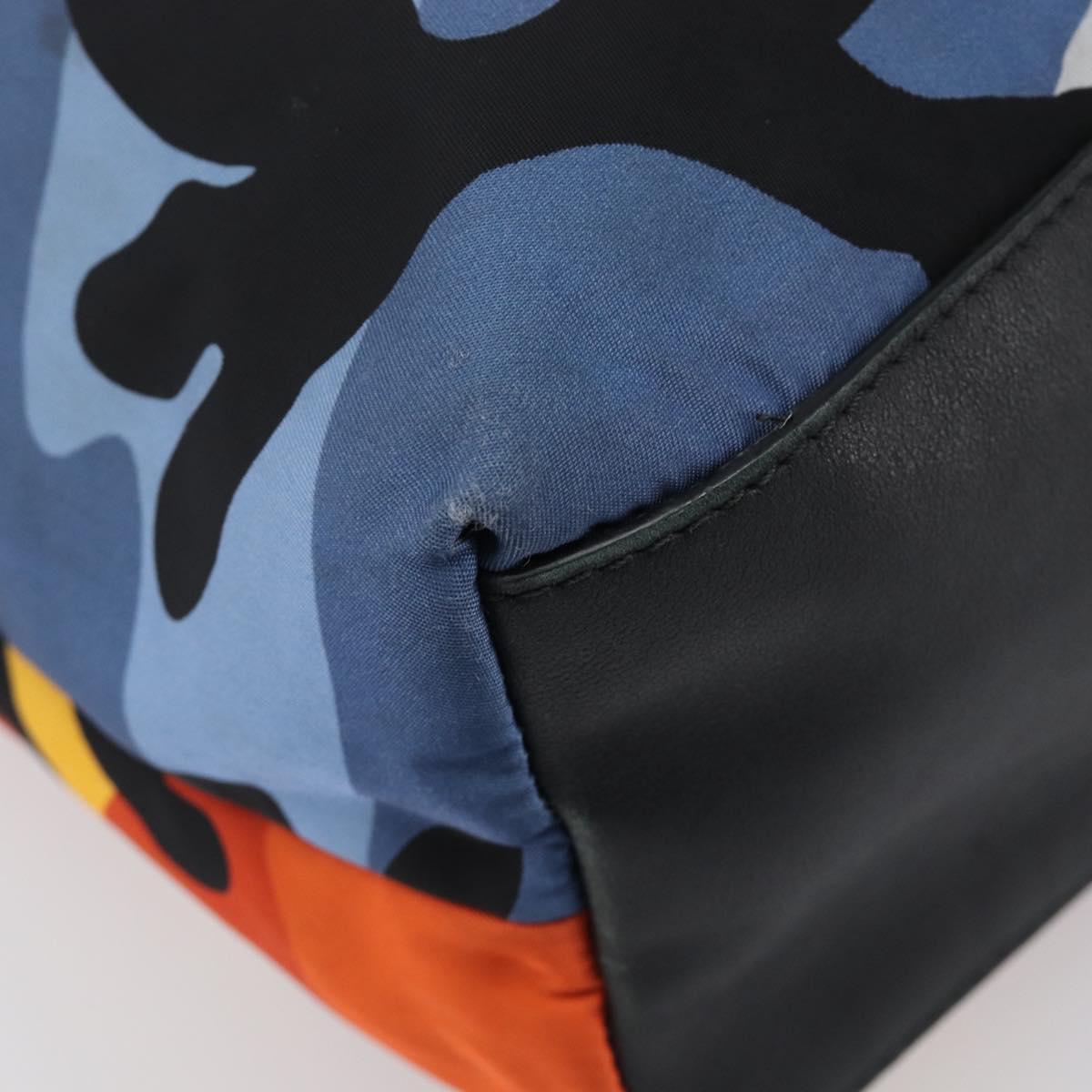VALENTINO Tote Bag Nylon Rock Studs Auth hk4004