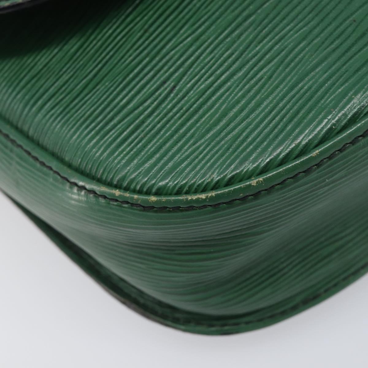 LOUIS VUITTON Epi Saint Cloud GM Shoulder Bag Green M52194 LV Auth hk4028