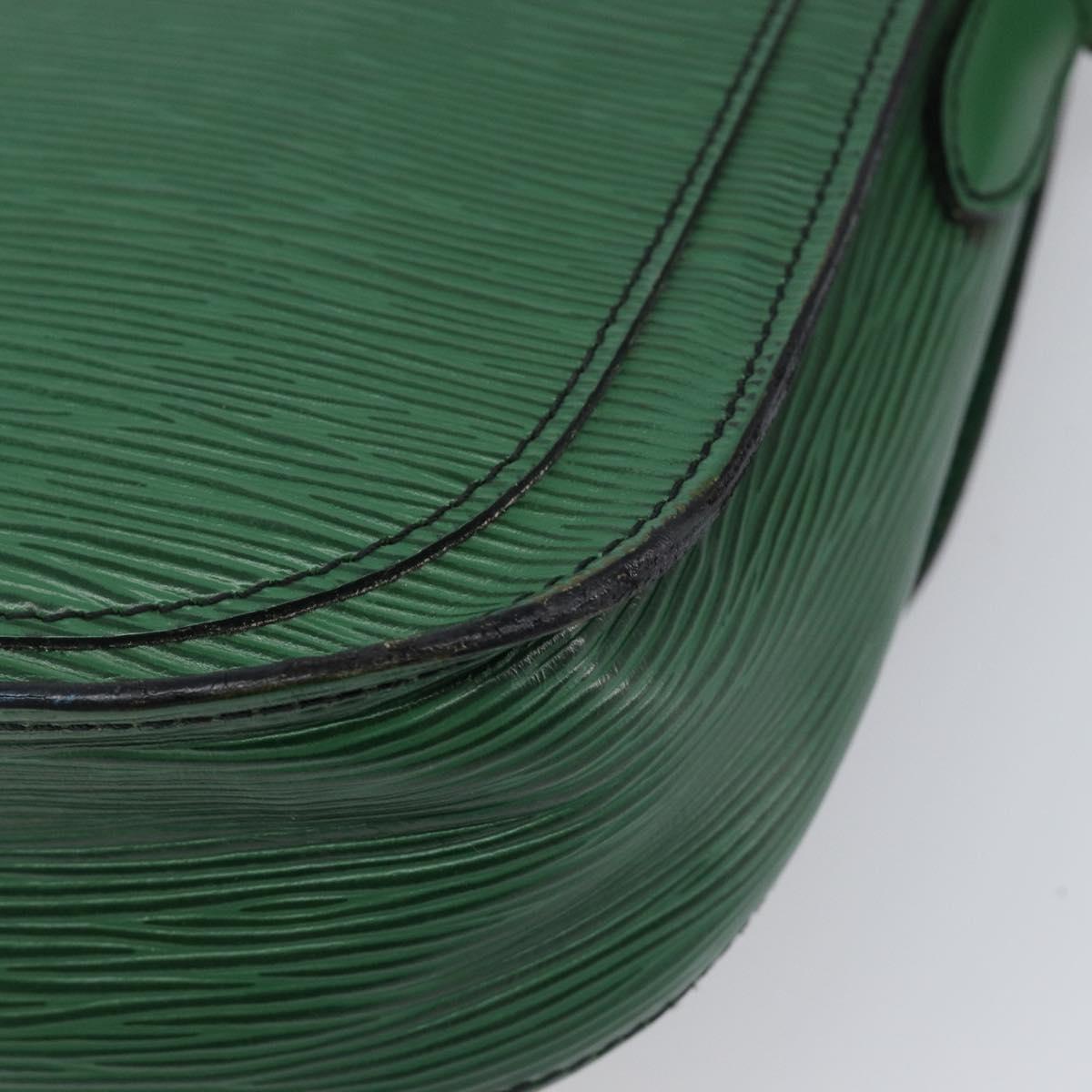 LOUIS VUITTON Epi Saint Cloud GM Shoulder Bag Green M52194 LV Auth hk4028