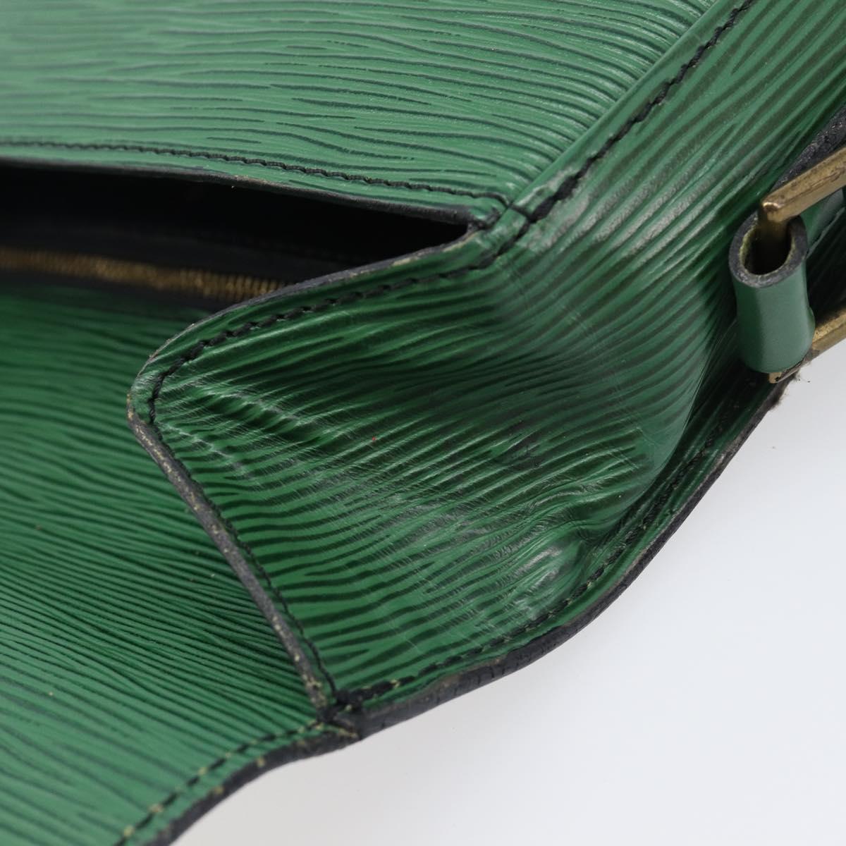 LOUIS VUITTON Epi Saint Cloud GM Shoulder Bag Green M52194 LV Auth hk4028