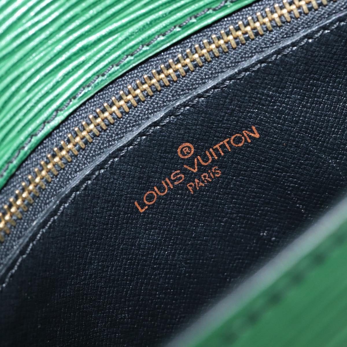 LOUIS VUITTON Epi Saint Cloud GM Shoulder Bag Green M52194 LV Auth hk4028