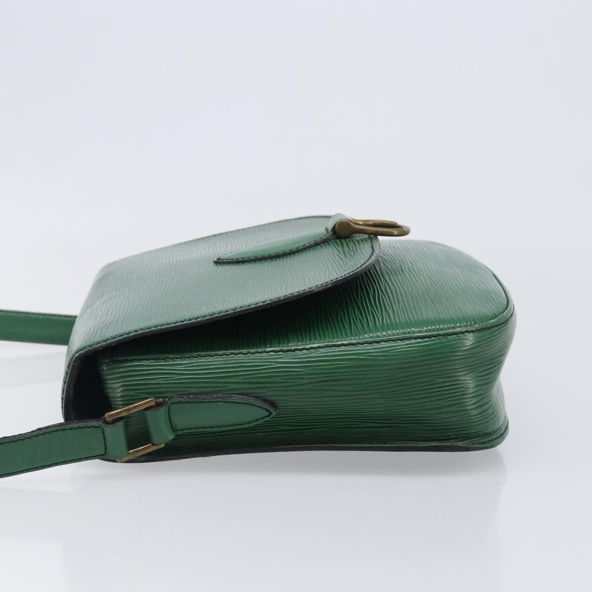 LOUIS VUITTON Epi Saint Cloud GM Shoulder Bag Green M52194 LV Auth hk4028