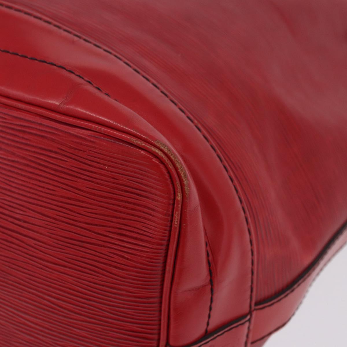 LOUIS VUITTON Epi Noe Shoulder Bag Red M44007 LV Auth hk4029