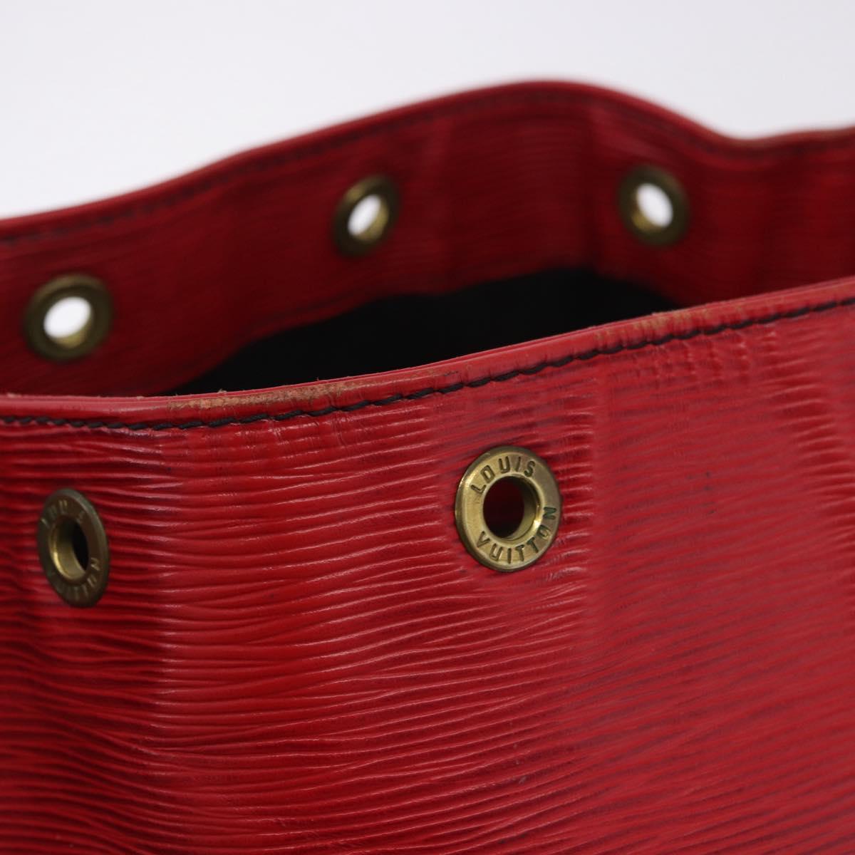 LOUIS VUITTON Epi Noe Shoulder Bag Red M44007 LV Auth hk4029