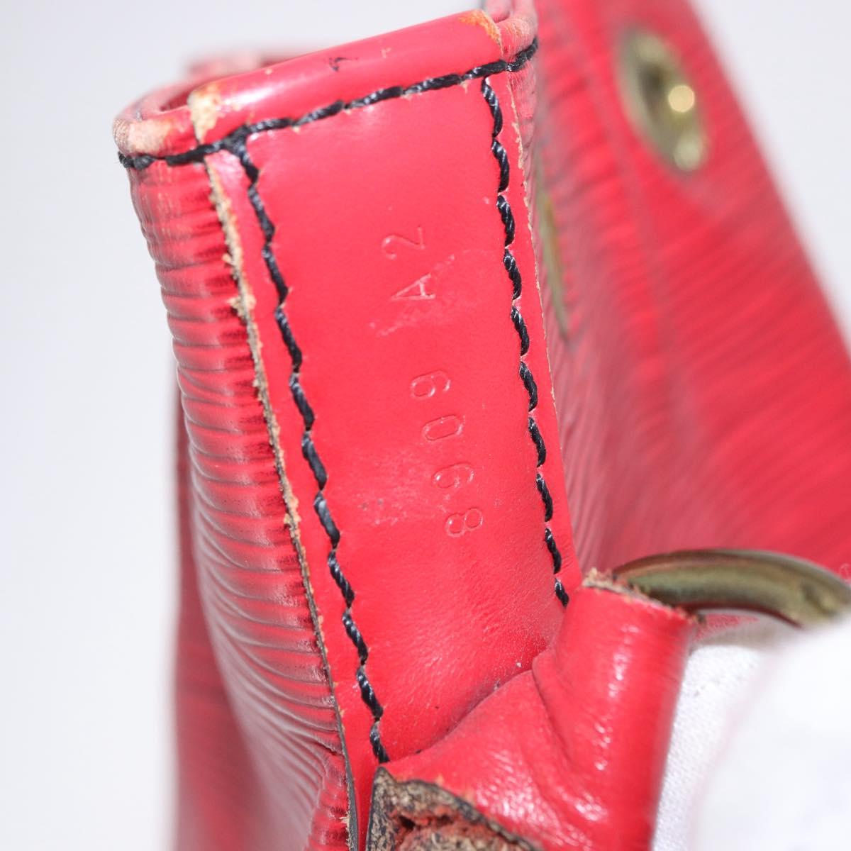 LOUIS VUITTON Epi Noe Shoulder Bag Red M44007 LV Auth hk4029