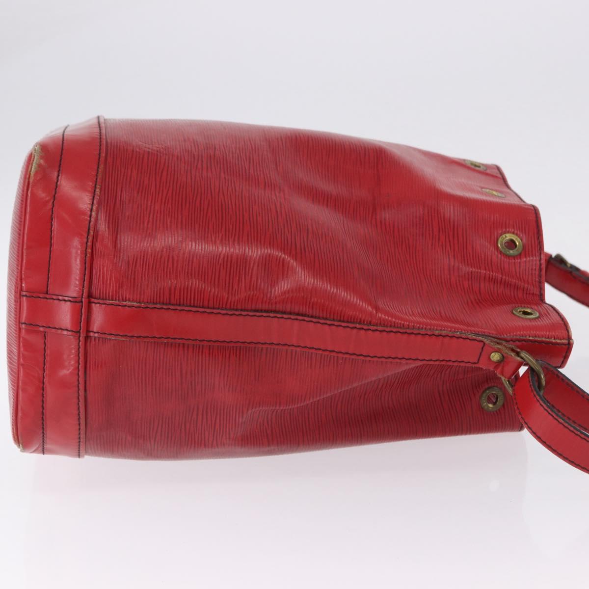 LOUIS VUITTON Epi Noe Shoulder Bag Red M44007 LV Auth hk4029
