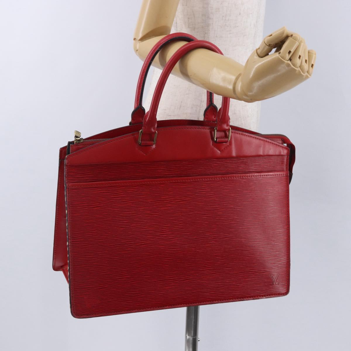LOUIS VUITTON Epi Riviera Hand Bag Red M48187 LV Auth hk4031