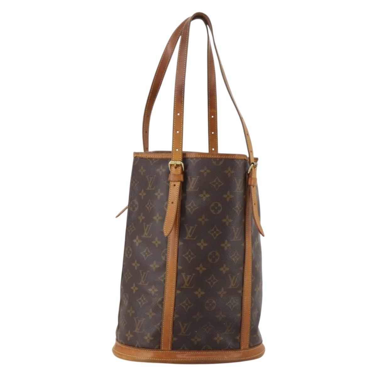 LOUIS VUITTON Monogram Bucket GM Shoulder Bag M42236 LV Auth hk4049