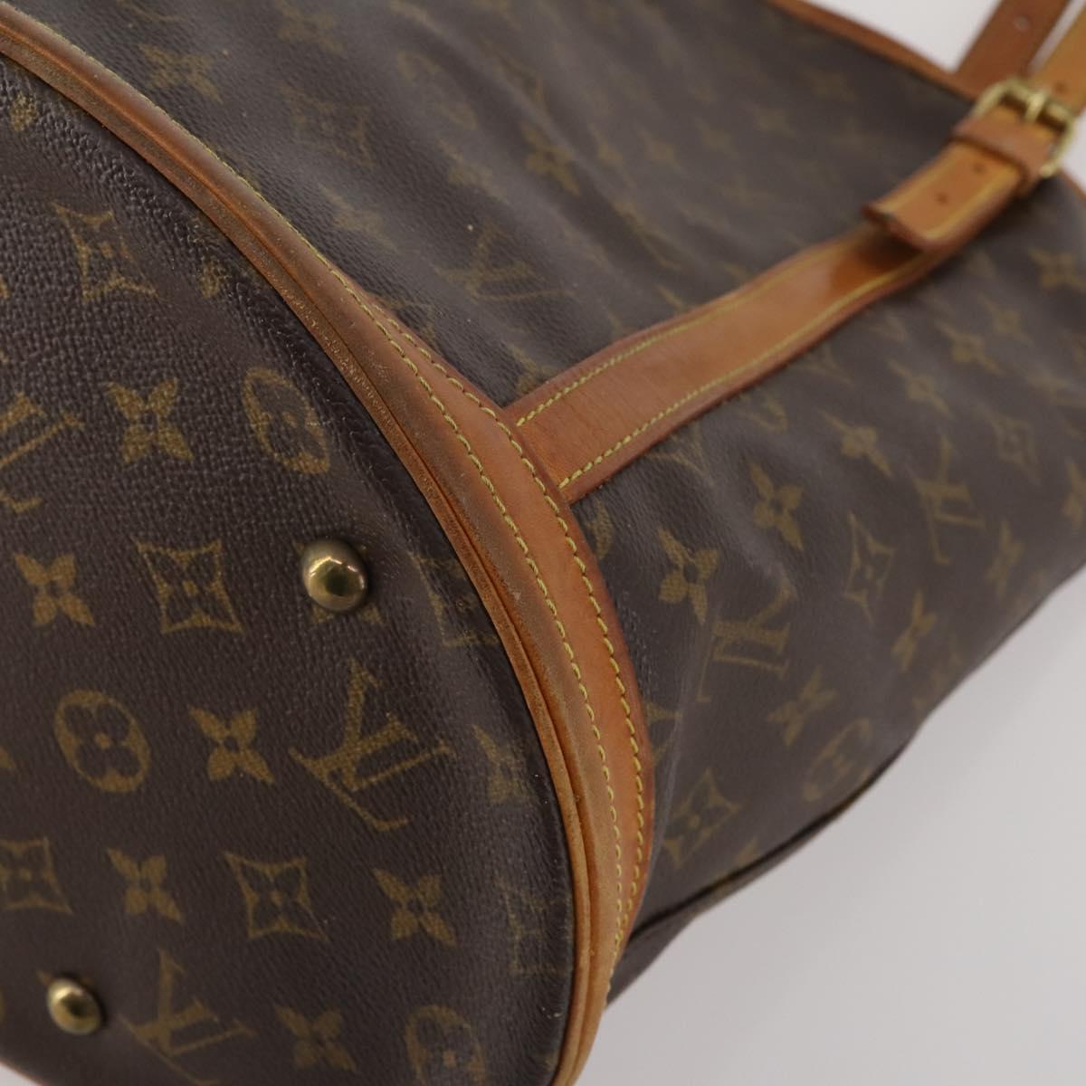 LOUIS VUITTON Monogram Bucket GM Shoulder Bag M42236 LV Auth hk4049