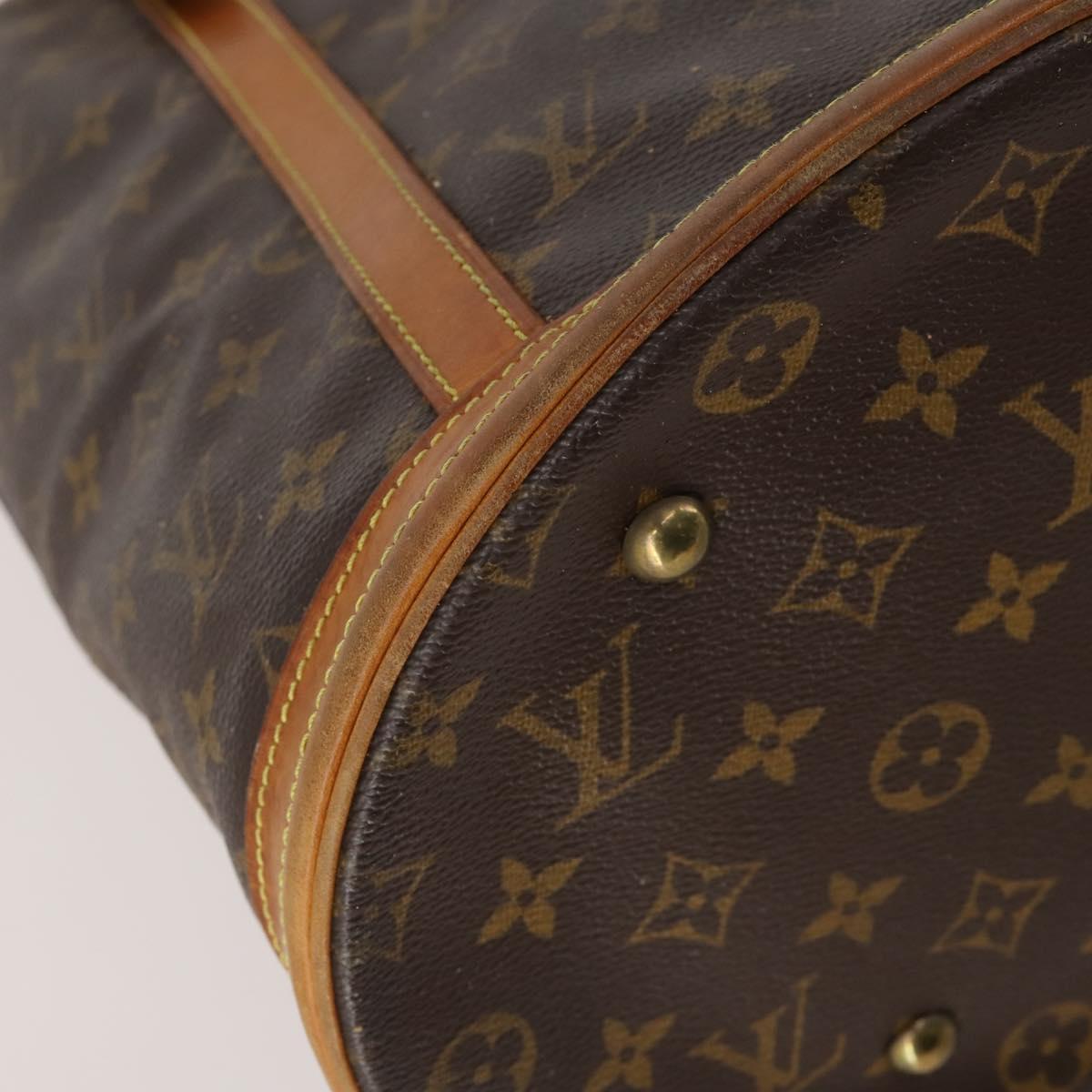 LOUIS VUITTON Monogram Bucket GM Shoulder Bag M42236 LV Auth hk4049