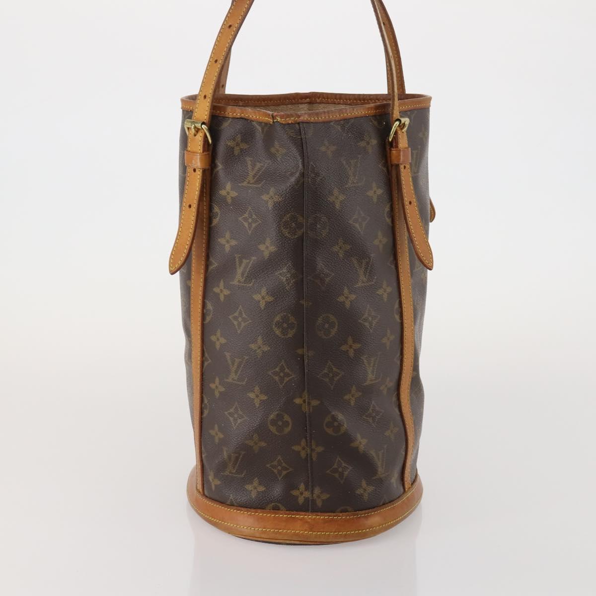 LOUIS VUITTON Monogram Bucket GM Shoulder Bag M42236 LV Auth hk4049