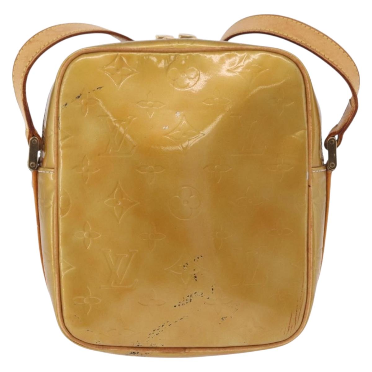 LOUIS VUITTON Monogram Vernis Wooster Shoulder Bag Gris M91036 LV Auth hk4071