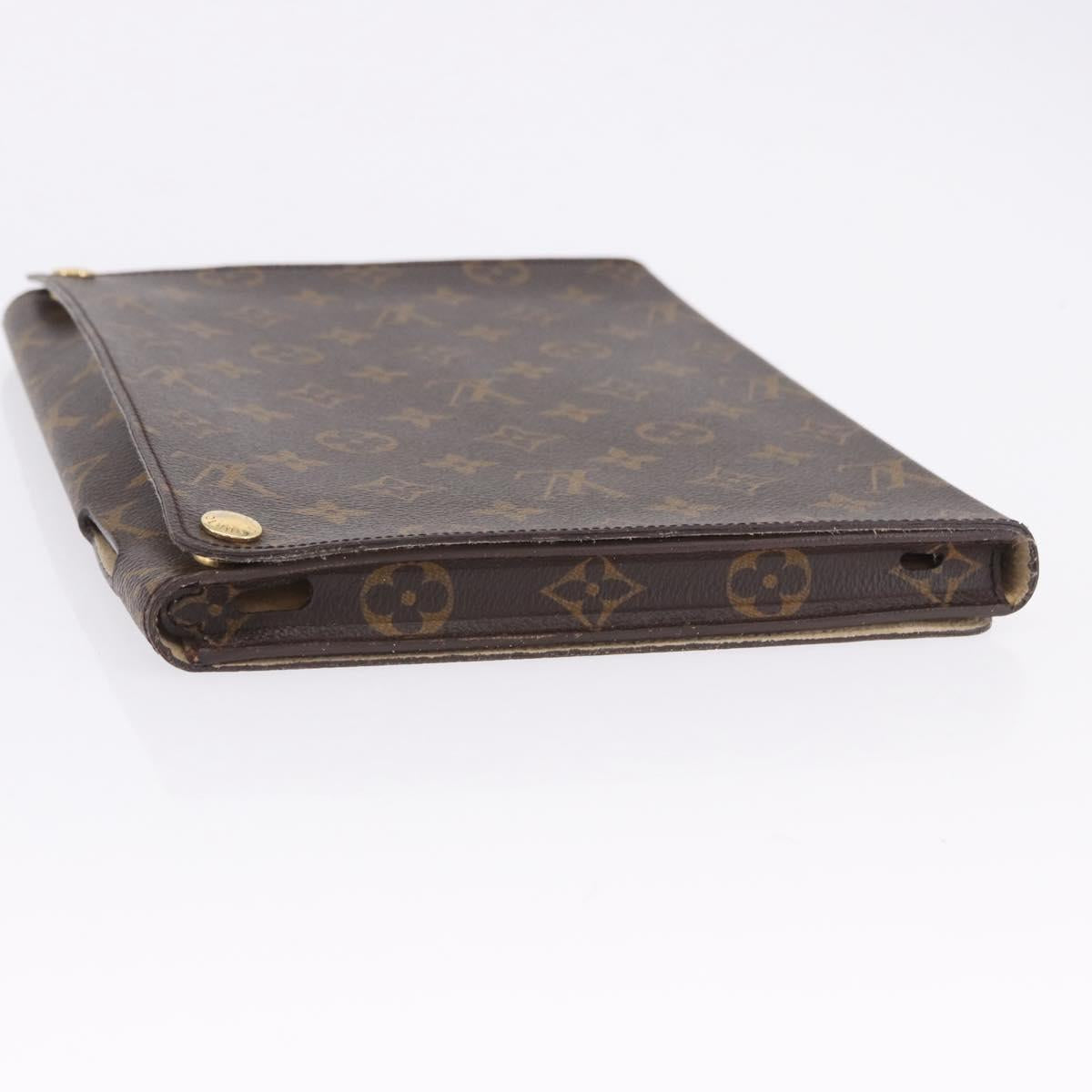 LOUIS VUITTON Monogram Etui iPad Case M93803 LV Auth hk4083