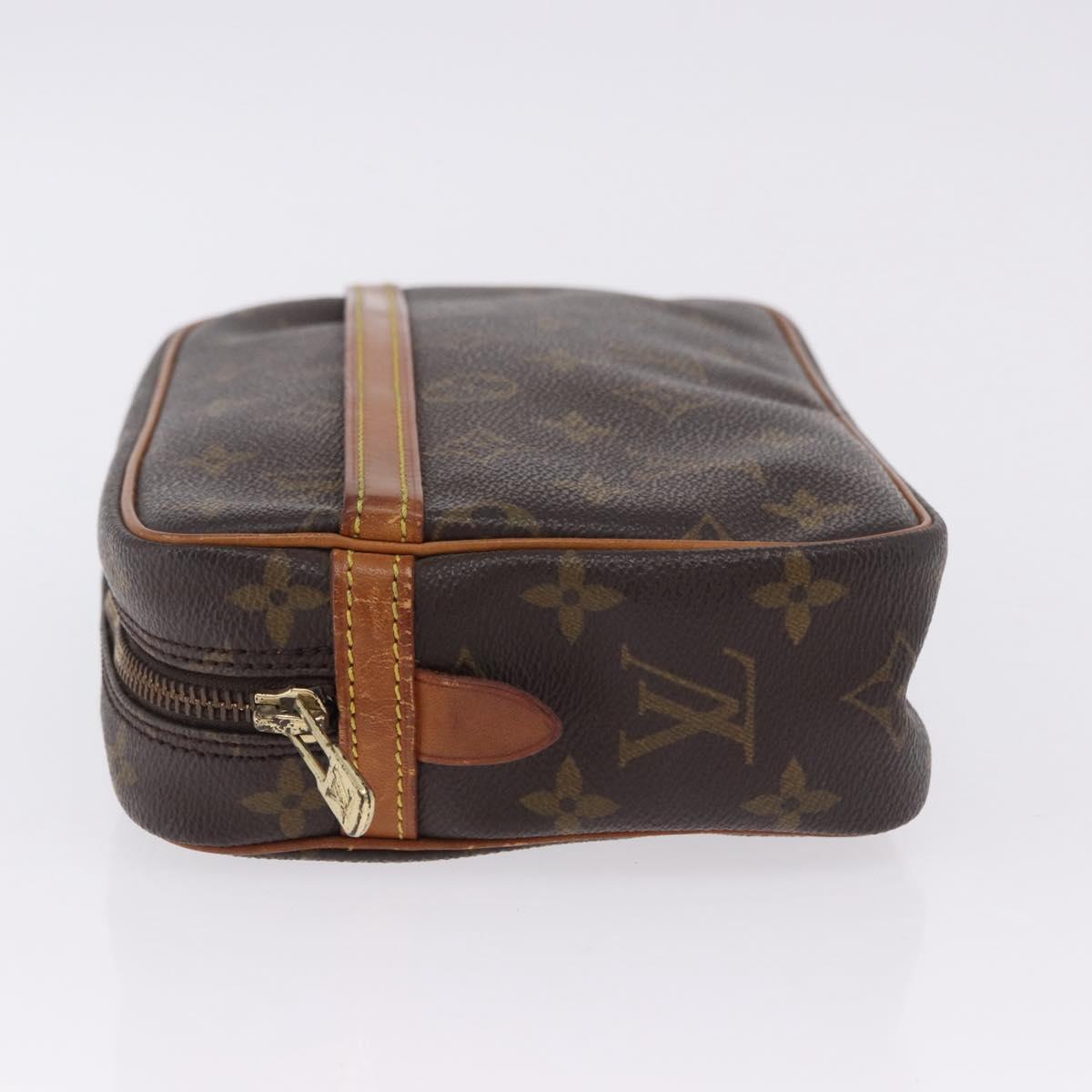 LOUIS VUITTON Monogram Compiegne 23 Clutch Bag M51847 LV Auth hk4084