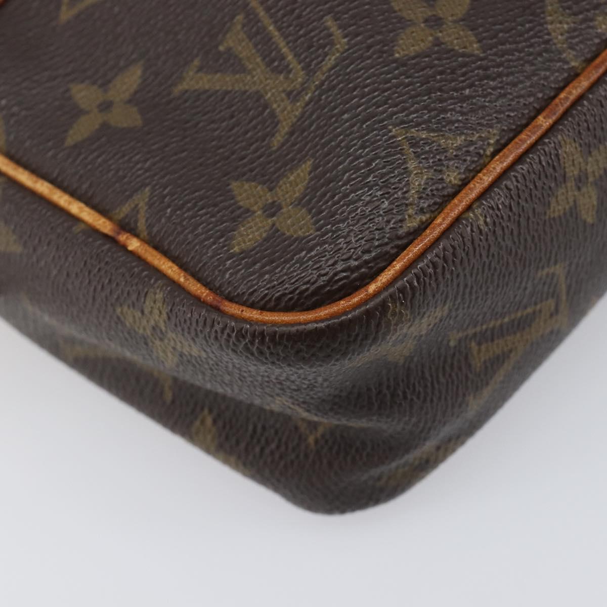 LOUIS VUITTON Monogram Compiegne 23 Clutch Bag M51847 LV Auth hk4085