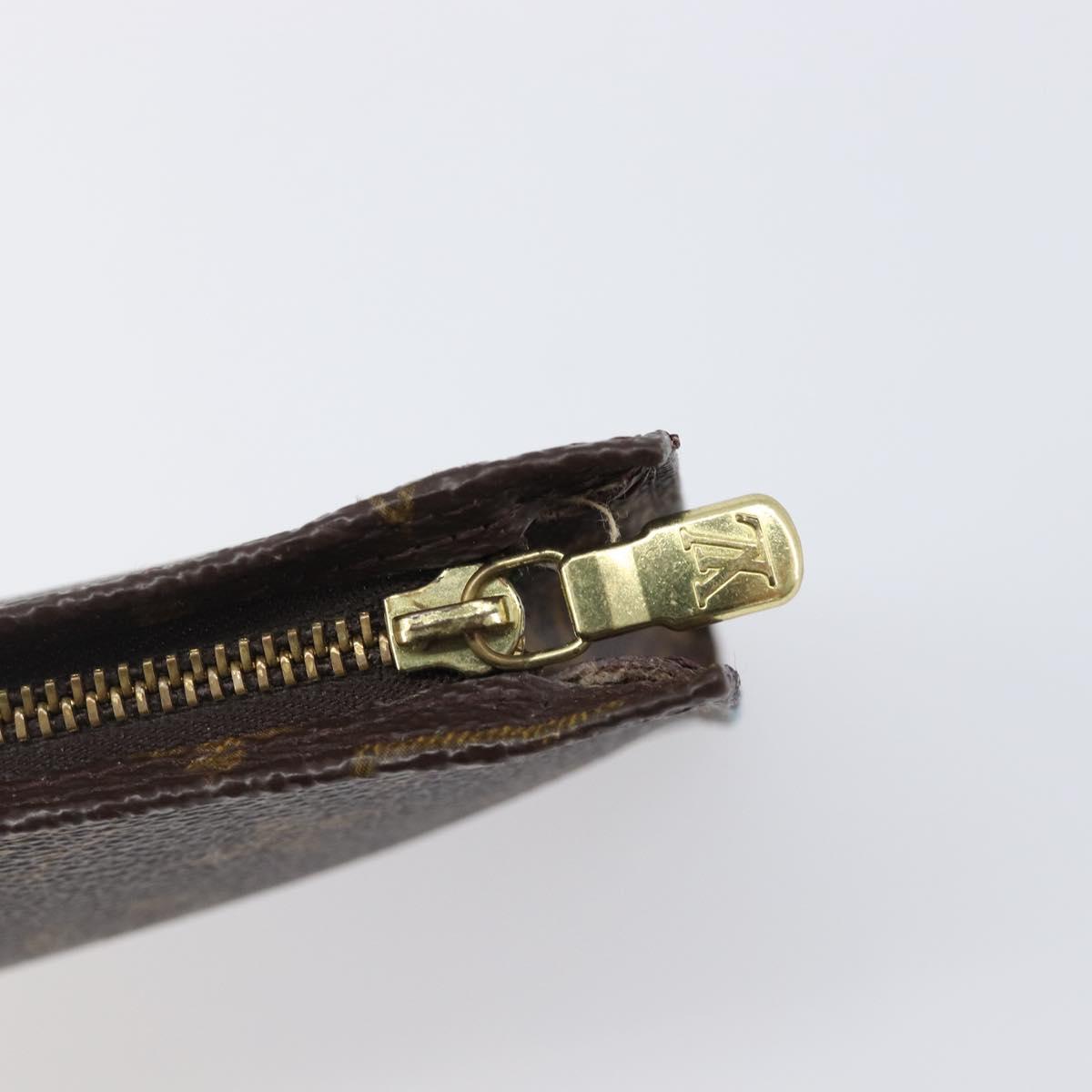 LOUIS VUITTON Monogram Bucket GM Accessory Pouch LV Auth hk4087