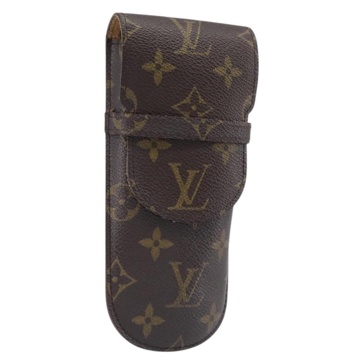 LOUIS VUITTON Monogram Etui Lunette Rabat Glasses Case M62970 LV Auth hk4088