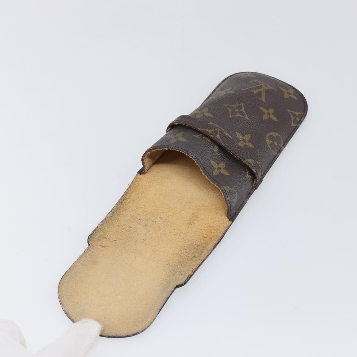 LOUIS VUITTON Monogram Etui Lunette Rabat Glasses Case M62970 LV Auth hk4088