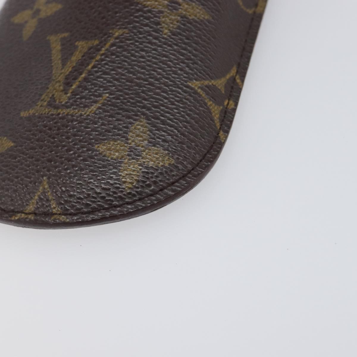LOUIS VUITTON Monogram Etui Lunette Rabat Glasses Case M62970 LV Auth hk4088