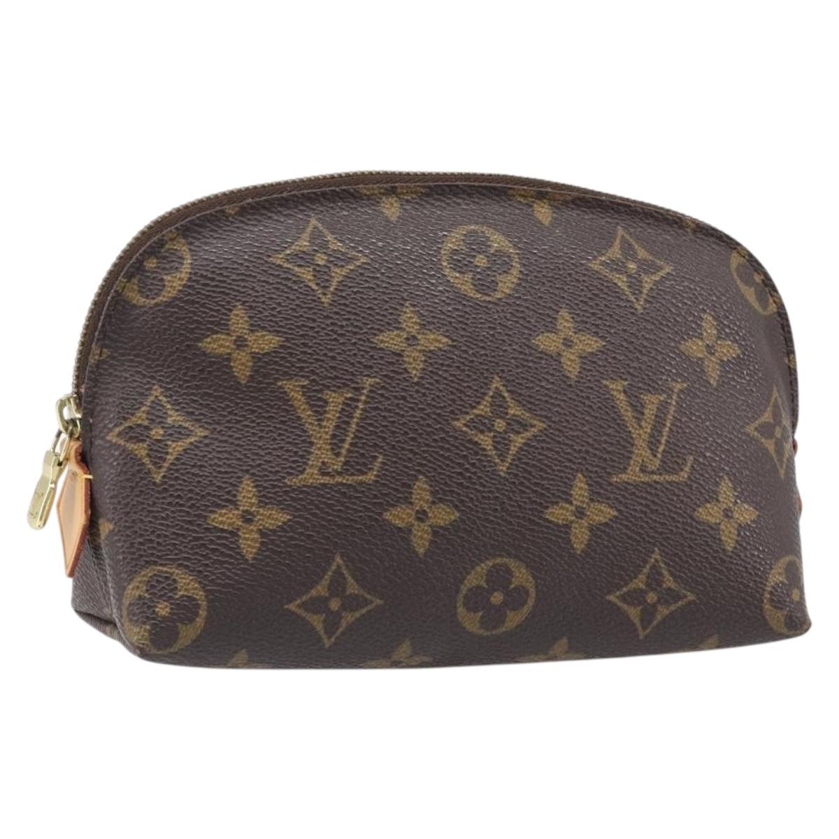 LOUIS VUITTON Monogram Pochette Cosmetic PM Pouch M43998 LV Auth hk4089