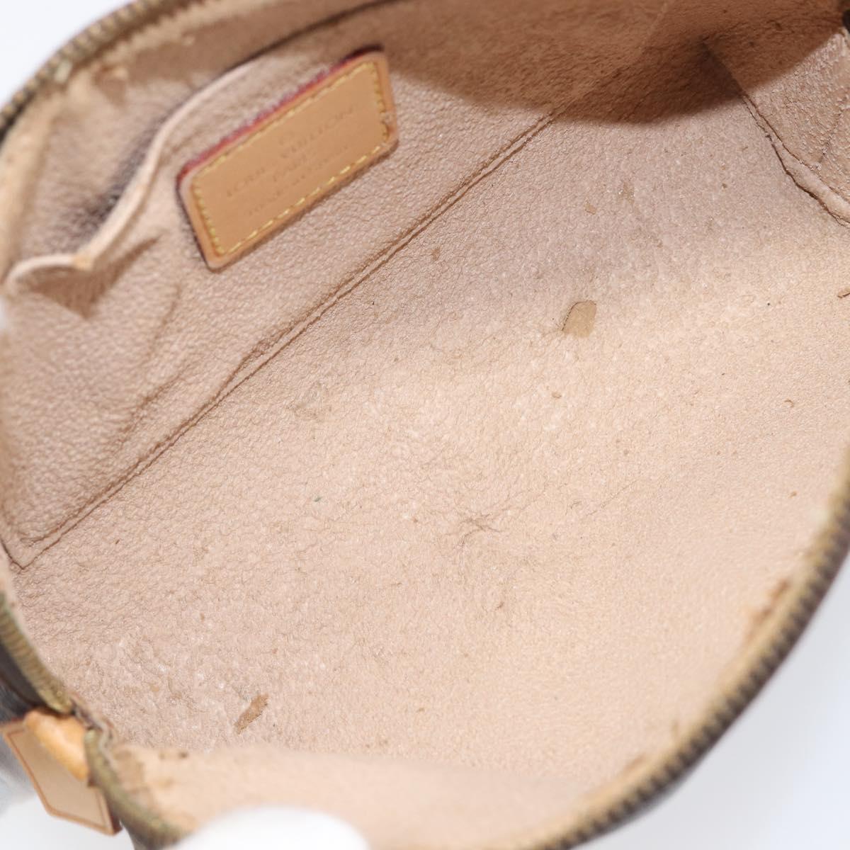 LOUIS VUITTON Monogram Pochette Cosmetic PM Pouch M43998 LV Auth hk4089